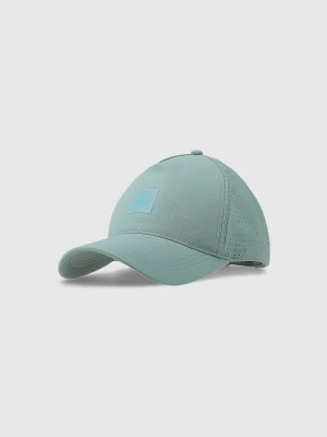 4F Czapka z daszkiem strapback uniseks - turkusowa L/XL
