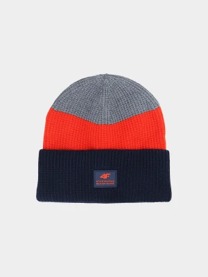 4F Czapka zimowa chłopięca - czerwona Uniwersalny