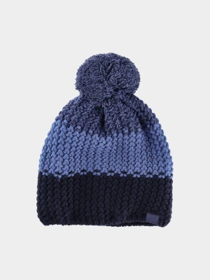 4F Czapka zimowa chłopięca - niebieska Uniwersalny