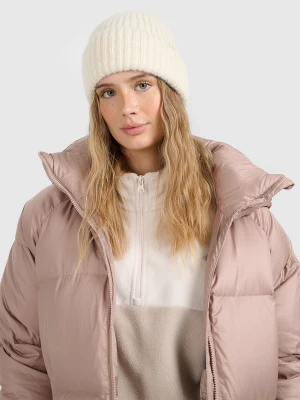 4F Czapka zimowa damska - beżowa M