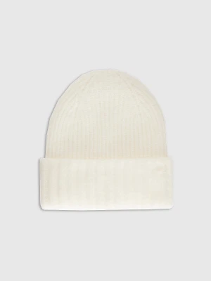 4F Czapka zimowa damska - beżowa M