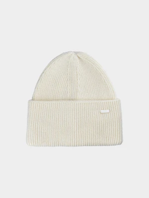 4F Czapka zimowa damska - biała S
