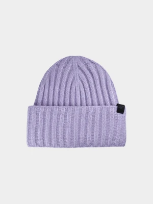4F Czapka zimowa damska - fioletowa M