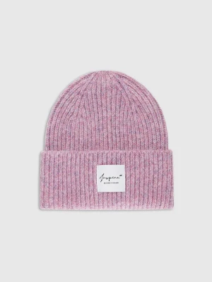4F Czapka zimowa damska - różowa M
