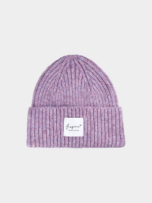 4F Czapka zimowa damska - różowa S