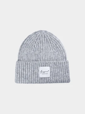 4F Czapka zimowa damska - szara M