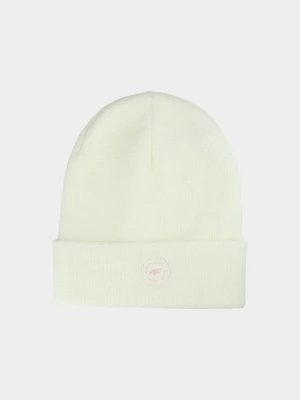 4F Czapka zimowa dziecięca - beżowa Uniwersalny