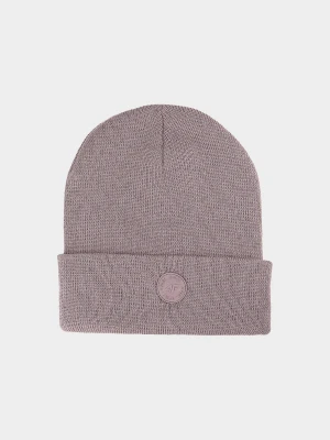 4F Czapka zimowa dziecięca - beżowa Uniwersalny