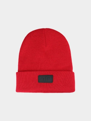 4F Czapka zimowa dziecięca - czerwona Uniwersalny