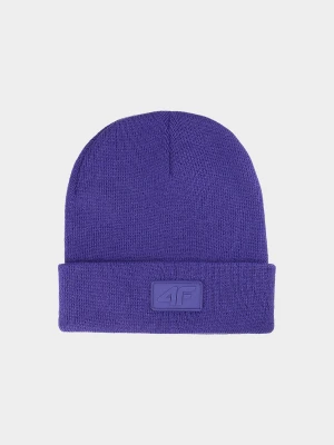 4F Czapka zimowa dziecięca - fioletowa Uniwersalny