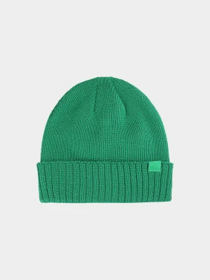 4F Czapka zimowa dziecięca - zielona Uniwersalny