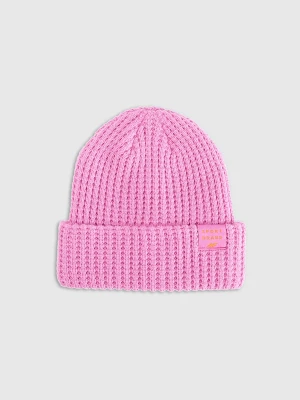 4F Czapka zimowa dziewczęca - różowa Uniwersalny