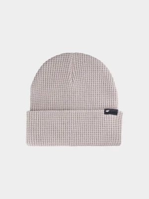 4F Czapka zimowa męska - brązowa L