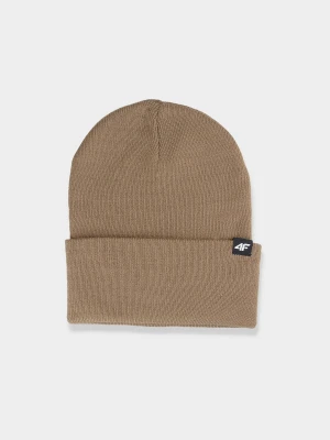 4F Czapka zimowa męska - brązowa Uniwersalny