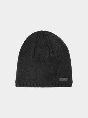4F Czapka zimowa męska - czarna M