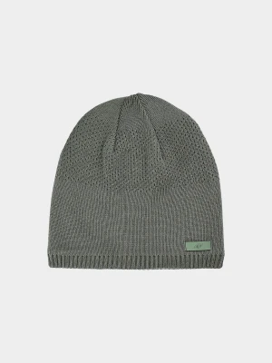 4F Czapka zimowa męska - khaki M