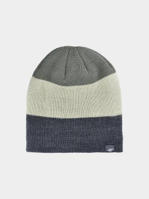 4F Czapka zimowa męska - multikolor M