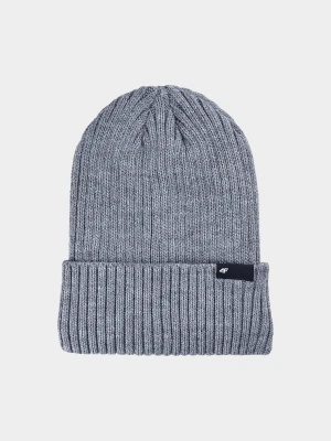 4F Czapka zimowa męska - szara M