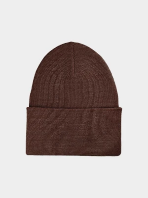 4F Czapka zimowa uniseks - brązowa Uniwersalny