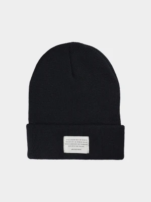 4F Czapka zimowa uniseks - czarna Uniwersalny