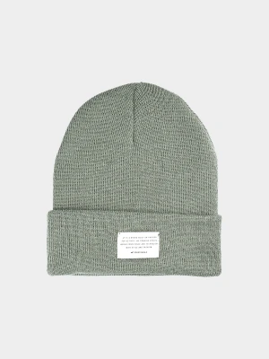 4F Czapka zimowa uniseks - oliwkowa/khaki Uniwersalny