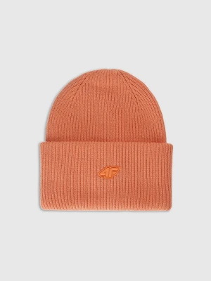 4F Czapka zimowa uniseks - pomarańczowa Uniwersalny