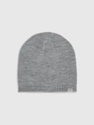 4F Czapka zimowa uniseks - szara Uniwersalny