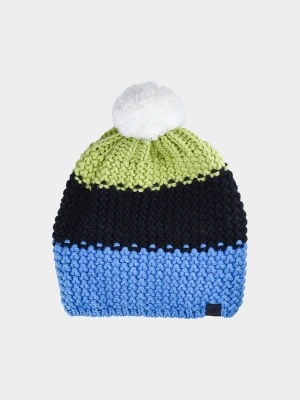 4F Czapka zimowa z pomponem męska - multikolor M