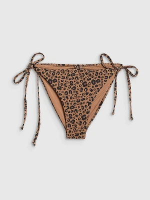 4F Dół od bikini damski - brązowy S