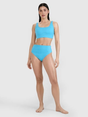4F Dół od bikini damski - turkusowy XS