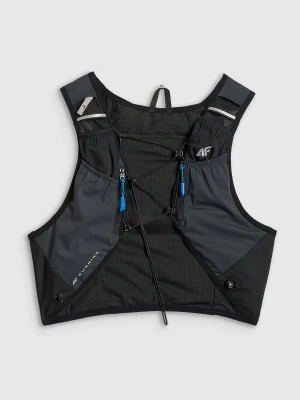 4F Kamizelka do biegania męska - czarna Uniwersalny