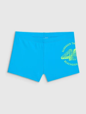 4F Kąpielówki chłopięce - niebieskie 122/128 (6-8 lat)