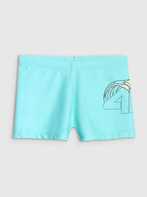 4F Kąpielówki chłopięce - turkusowe 146/152 (10-12 lat)