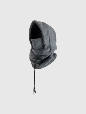 4F Kaptur sherpa - szary S/M