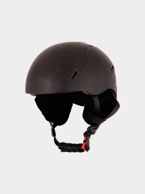 4F Kask narciarski dziecięcy - czarny M (54-58CM)