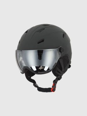 4F Kask narciarski z goglami uniseks - szary S/M (55-59CM)