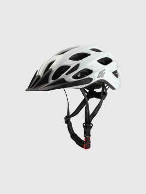 4F Kask rowerowy szosowy uniseks - biały L (59-61cm)
