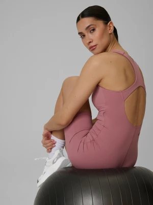 4F Kombinezon treningowy szybkoschnący damski - różowy XL