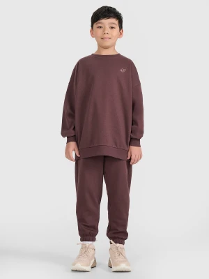 4F Komplet dresowy dziecięcy - brązowy 158/164 (12-14 lat)