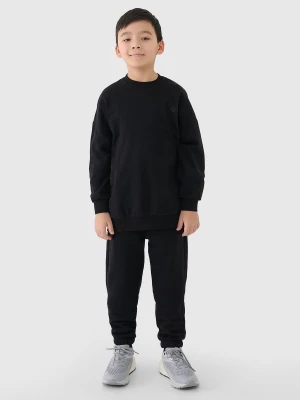 4F Komplet dresowy dziecięcy - czarny 122/128 (6-8 lat)