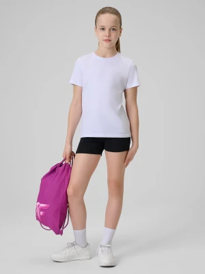 4F Komplet sportowy na WF (koszulka+spodenki+worek) dziewczęcy - multikolor 158/164 (12-14 lat)