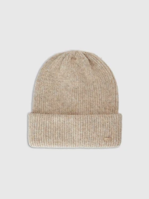 4F Komplet zimowy czapka i komin uniseks - beżowy S