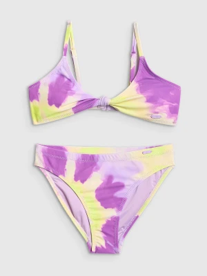 4F Kostium kąpielowy dwuczęściowy dziewczęcy - multikolor 158/164 (12-14 lat)