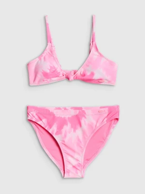 4F Kostium kąpielowy dwuczęściowy dziewczęcy - multikolor 146/152 (10-12 lat)