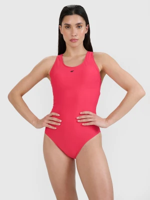 4F Kostium kąpielowy jednoczęściowy damski - różowy S