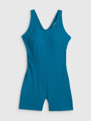4F Kostium kąpielowy jednoczęściowy damski - turkusowy L