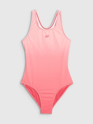 4F Kostium kąpielowy jednoczęściowy dziewczęcy - multikolor 122/128 (6-8 lat)