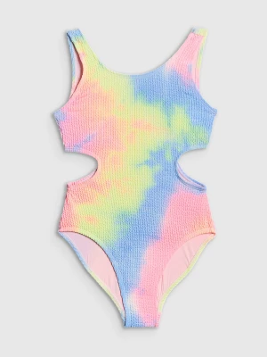 4F Kostium kąpielowy jednoczęściowy dziewczęcy - multikolor 158/164 (12-14 lat)