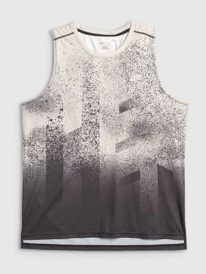 4F Koszulka do biegania regular szybkoschnąca męska - czarna L