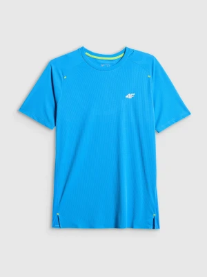 4F Koszulka do biegania szybkoschnąca męska - niebieska L